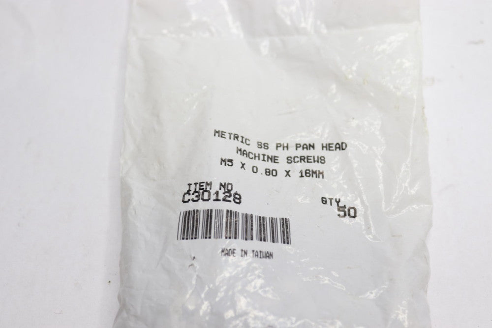 (50-Pk) Coarse Phillips Drive Machine Screw Stainless Steel Metric C30128