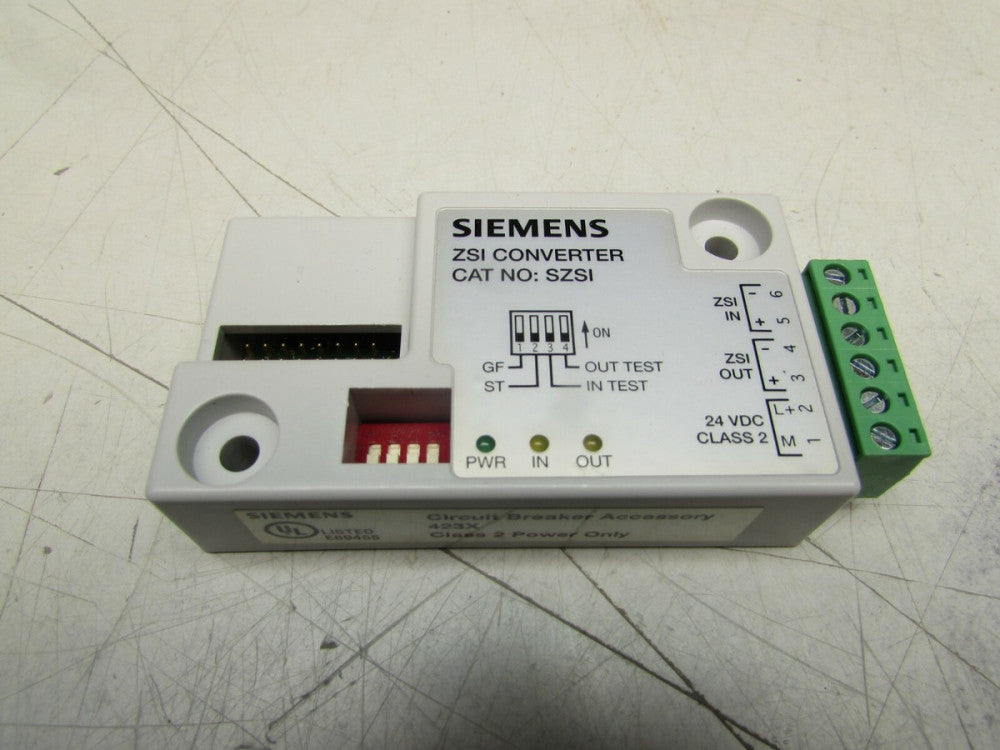 SIEMENS ZSI CONVERTER CAT#SZSI NEW SURPLUS NOT IN BOX MAKE OFFER !!