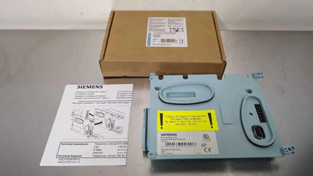 Siemens 6SL3260-2TA00-0AA0 Backplane Bus Module