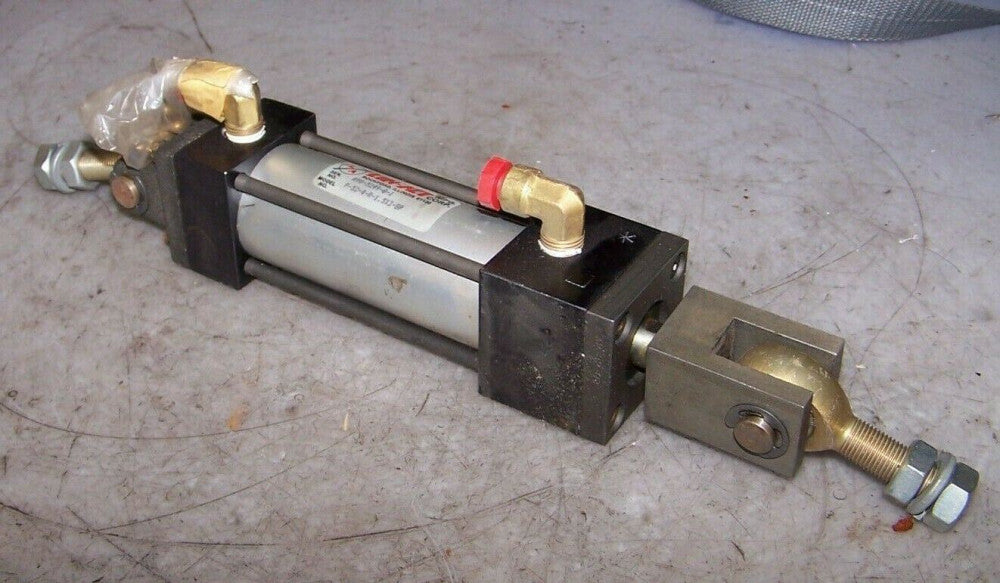 NEW LIN-ACT PNEUMATIC CYLINDER 1-1/2" BORE 3" STROKE 1/4" NPT CLEVIS MOUNT