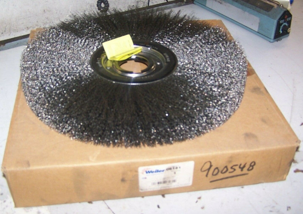 NEW WEILER 15" CRIMPED WIRE WHEEL .0118 WIRE 2" A.H. 06181