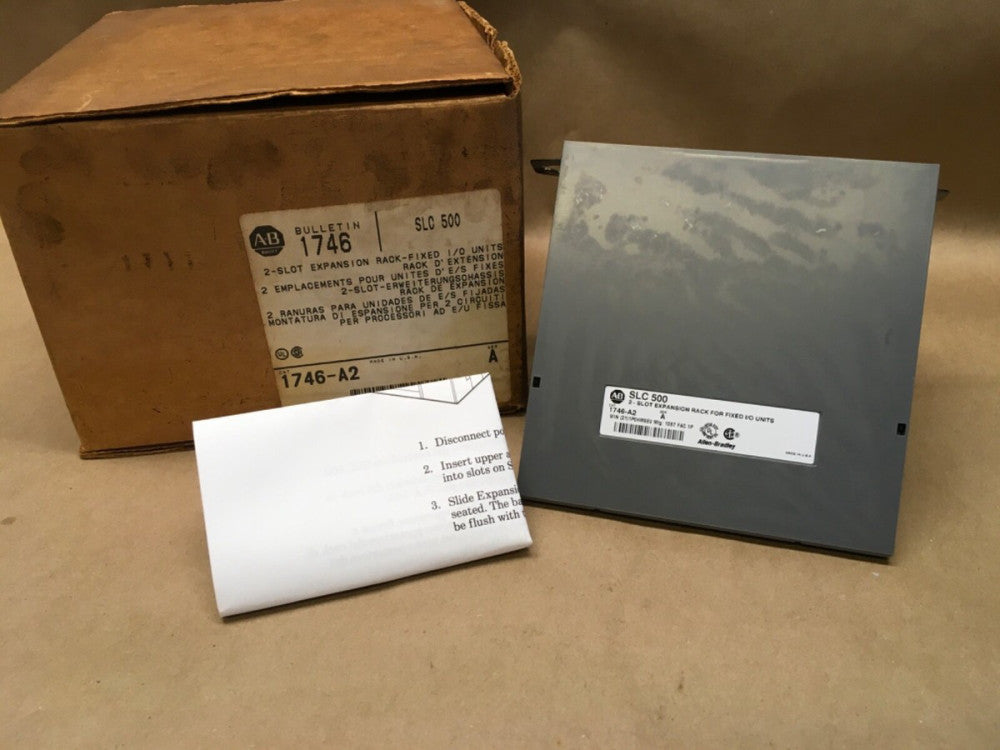 ALLEN BRADLEY 1746-A2 SERIES A 2-SLOT EXPANSION RACK (KB)
