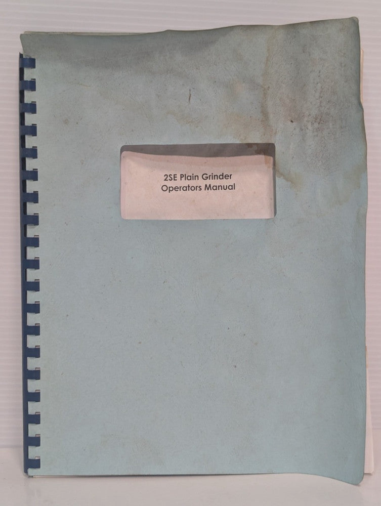 GE Fanuc 2SE Plain Grinder Operators Manual with Series 21i Controller
