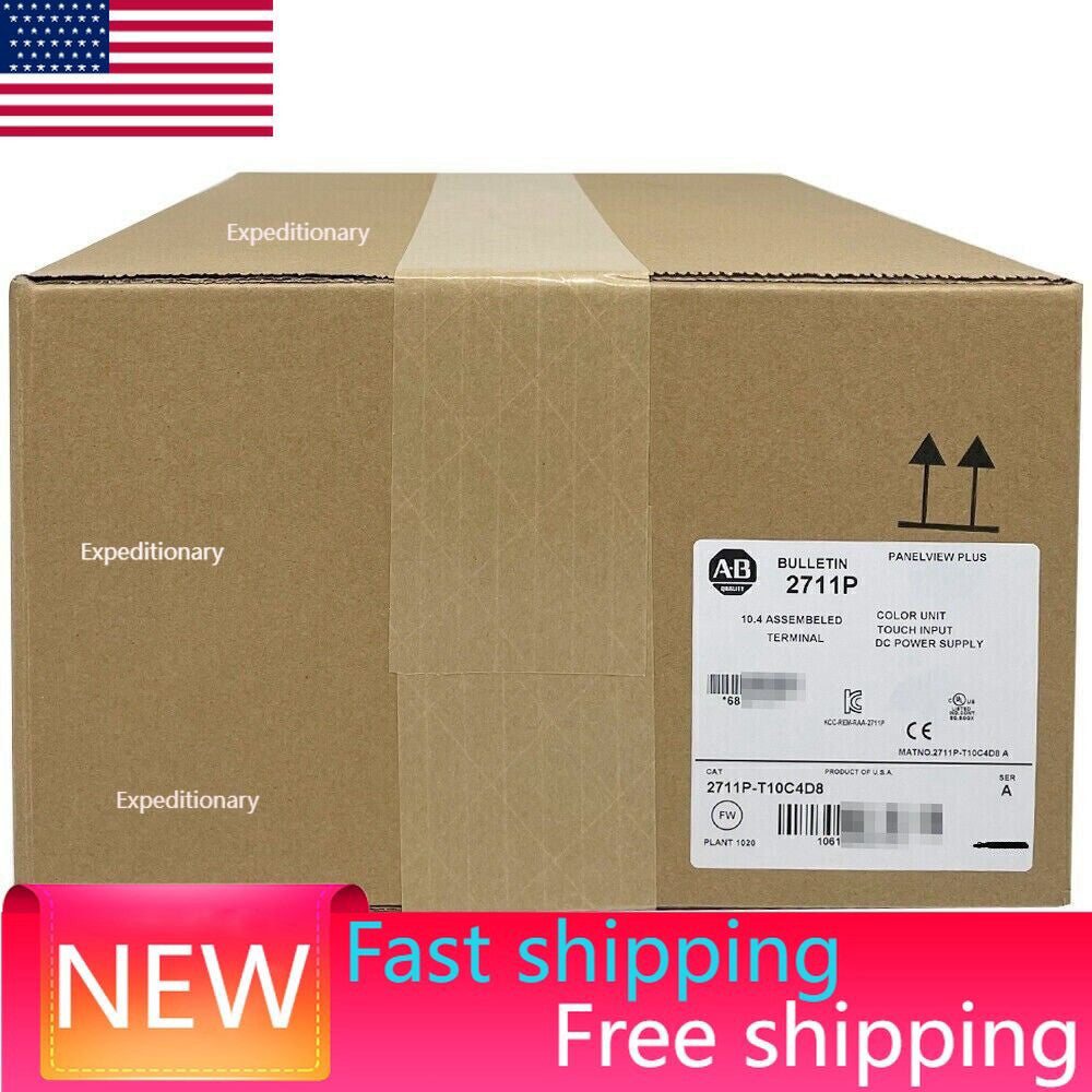 New Allen-Bradley 2711P-T10C4D8 PanelView Plus Terminal 2711PT10C4D8 US Free Tax