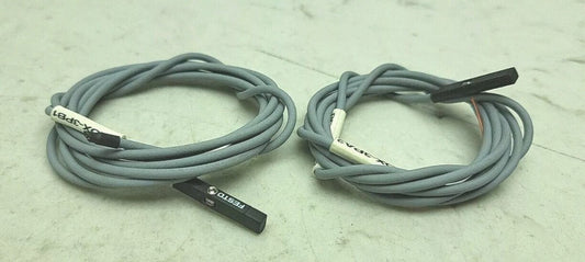 2 Pack Festo 551373 Proximity Sensor SMT-10M-PS-24V-E-2,5-L-OE 40"+ Cable Used