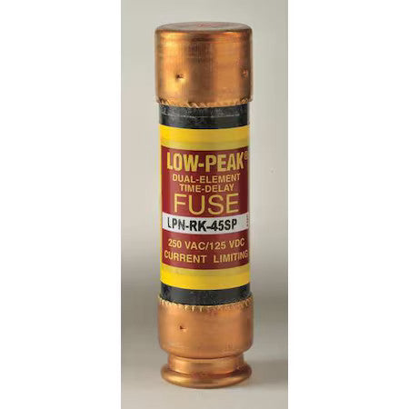 Eaton Bussmann Lpn-Rk-45Sp Ul Class Fuse, Rk1 Class, Time-Delay, 45A, 250V Ac,
