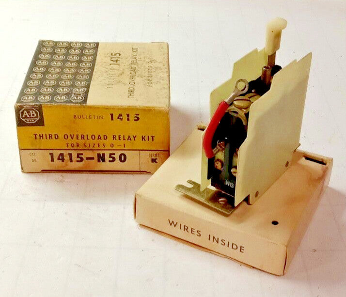 NEW ALLEN BRADLEY THIRD OVERLOAD RELAY KIT  1415-N50