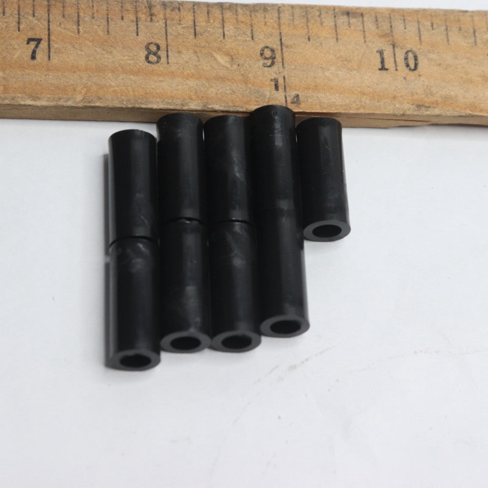 (9-Pk) Qfix Distance Sleeves Plastic Black 25mm Length QAAI005-10 for M6 Screws