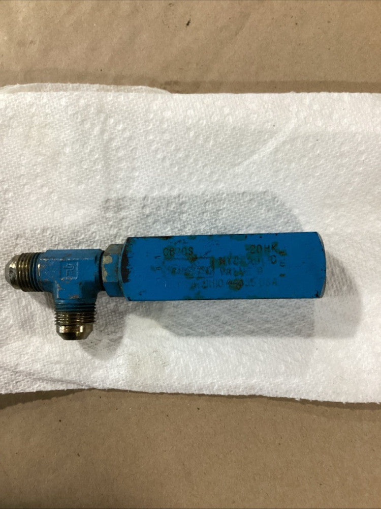 Parker Hannifin C820S : Check Valve 5000 Psi 345 Bar Max 8 Gpm 30 Lpm