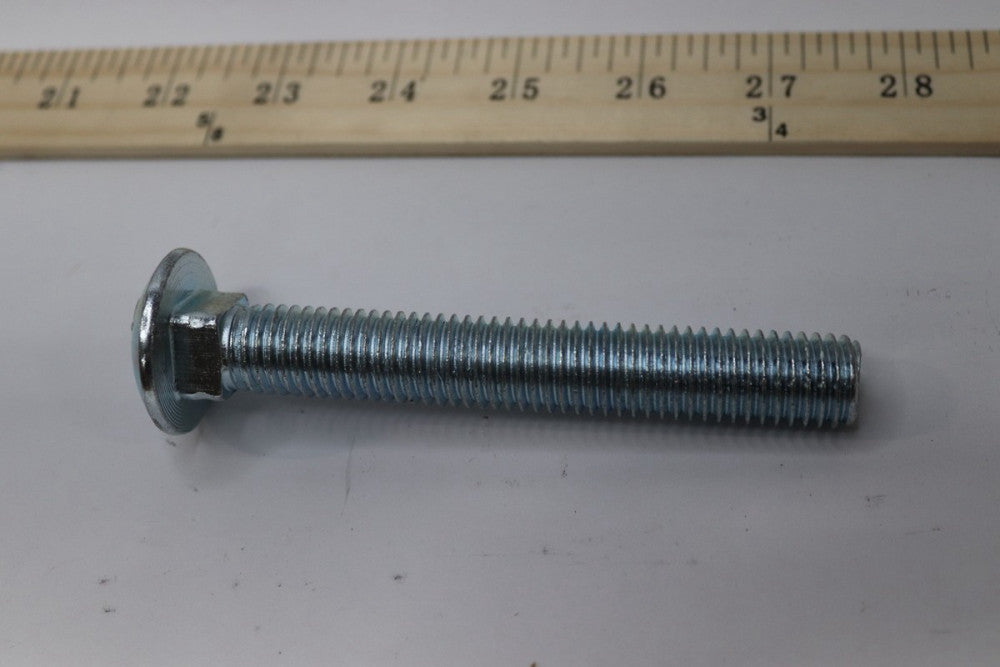 (25-Pk) Stainless Steel Coarse Thread Interior/Exterior Carriage Bolts 1/4" x 4"