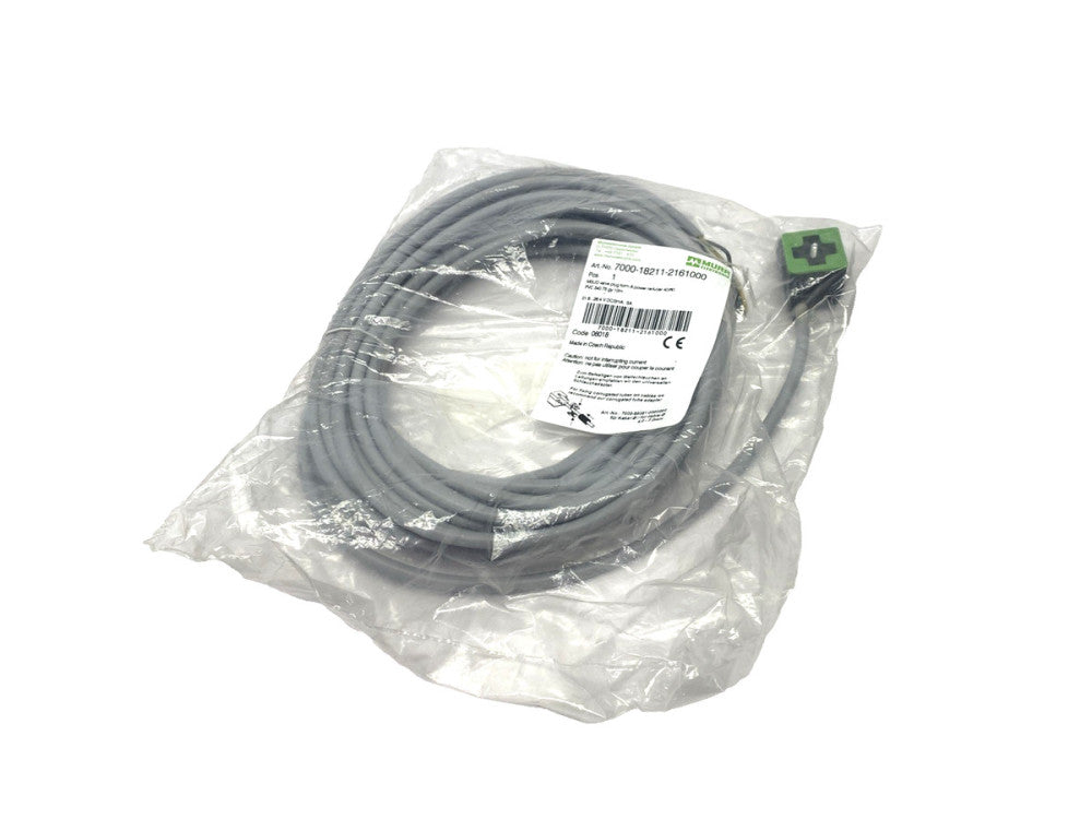 Murr Elektronik 7000-18211-2161000 MSUD Valve Plug A-18mm w/Cable 10m
