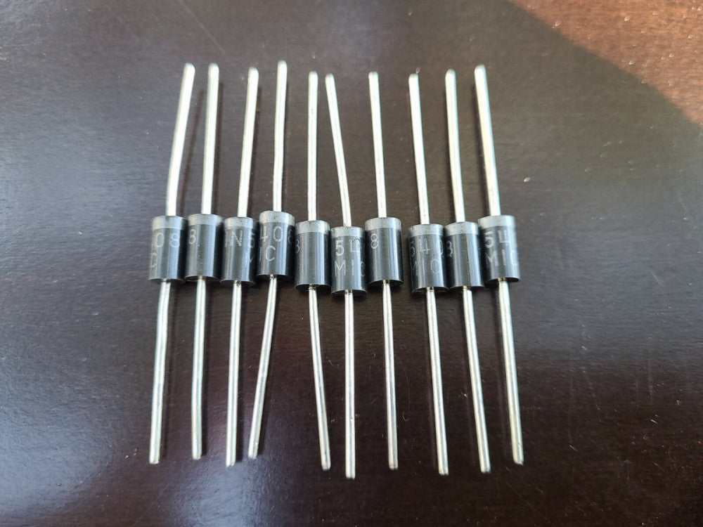 Lot Of 10 MIC IN5408 Rectifier Diodes 1000v 3a