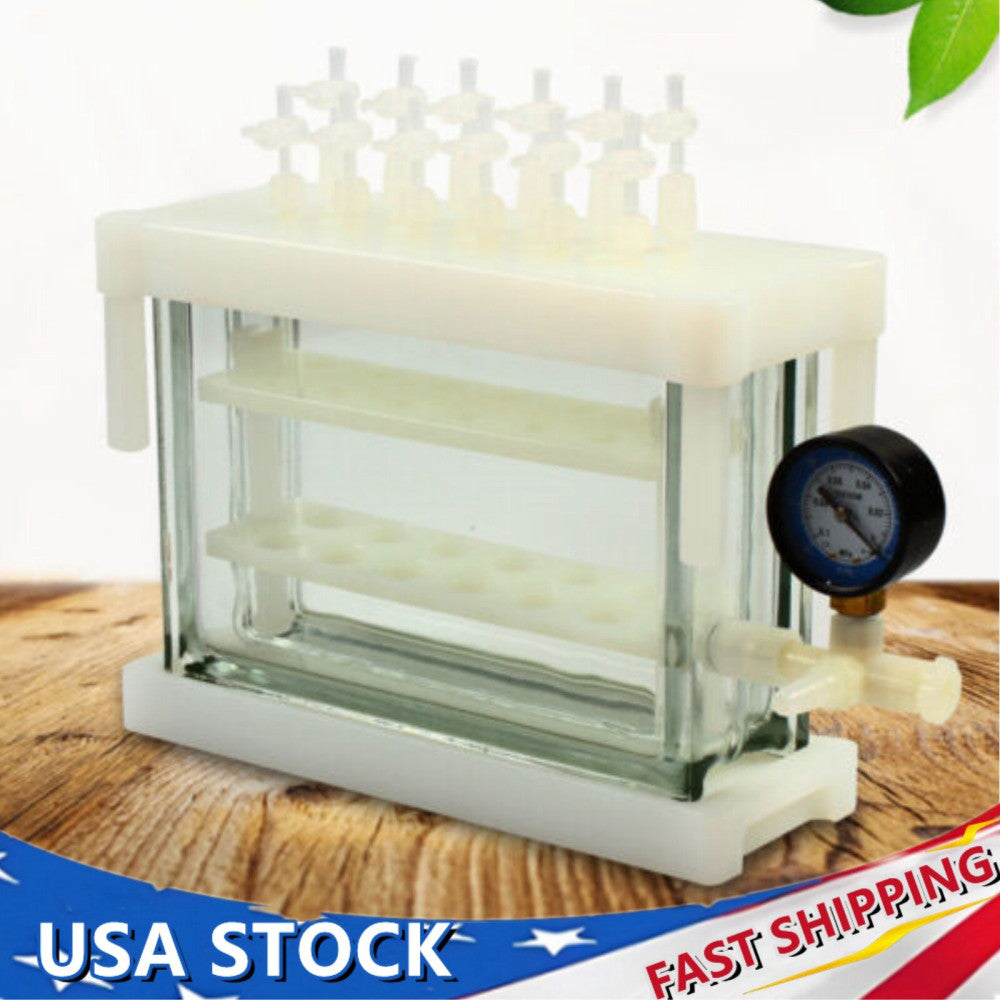 12 Position solid phase extraction vacuum SPE manifold e For Lab areas US Stock
