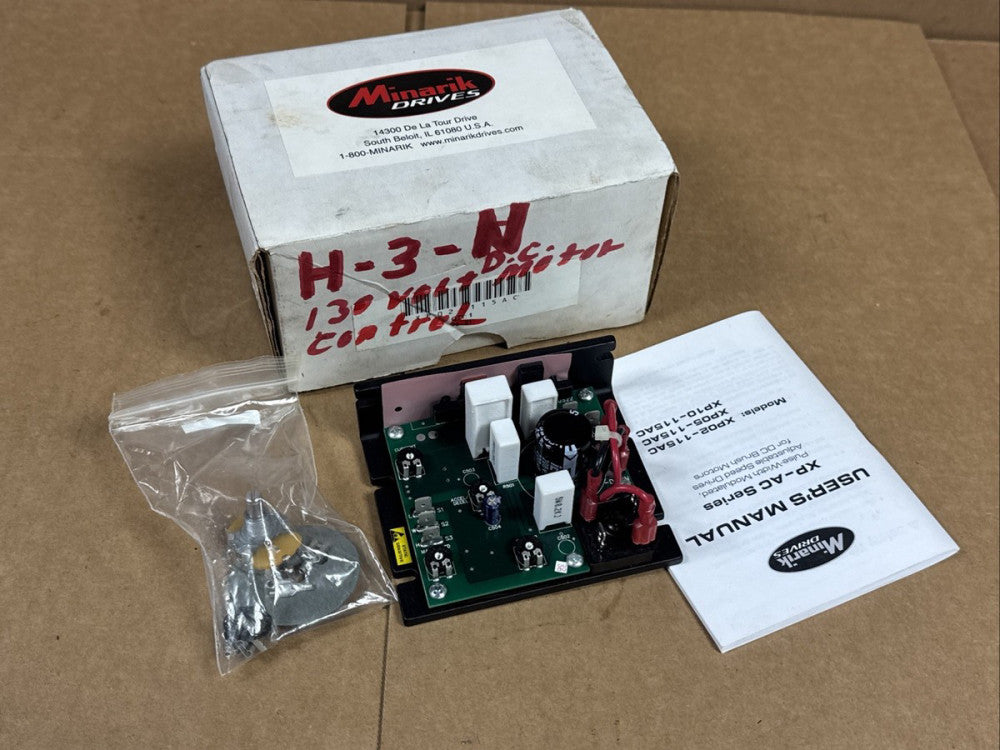 NEW MINARIK XP02-115AC DC Speed Control Drive 0-130VDC WARRANTY FAST SHIPPING