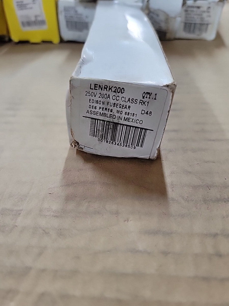 NEW Edison Fusegear LENRK200 200 AMP 250v RK-1 Fuse