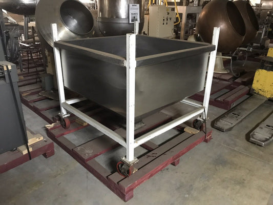 32 cu. ft. Stainless Steel Open Top Bin/Hopper