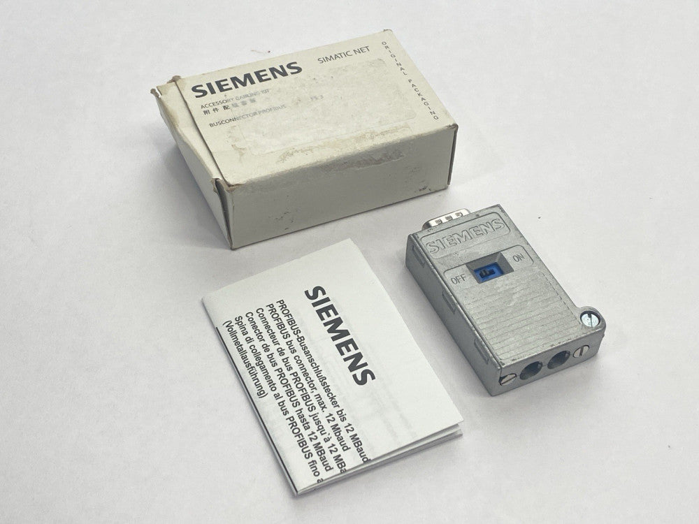Siemens 6GK15000EA02 PROFIBUS Connector 12 Mbit/s