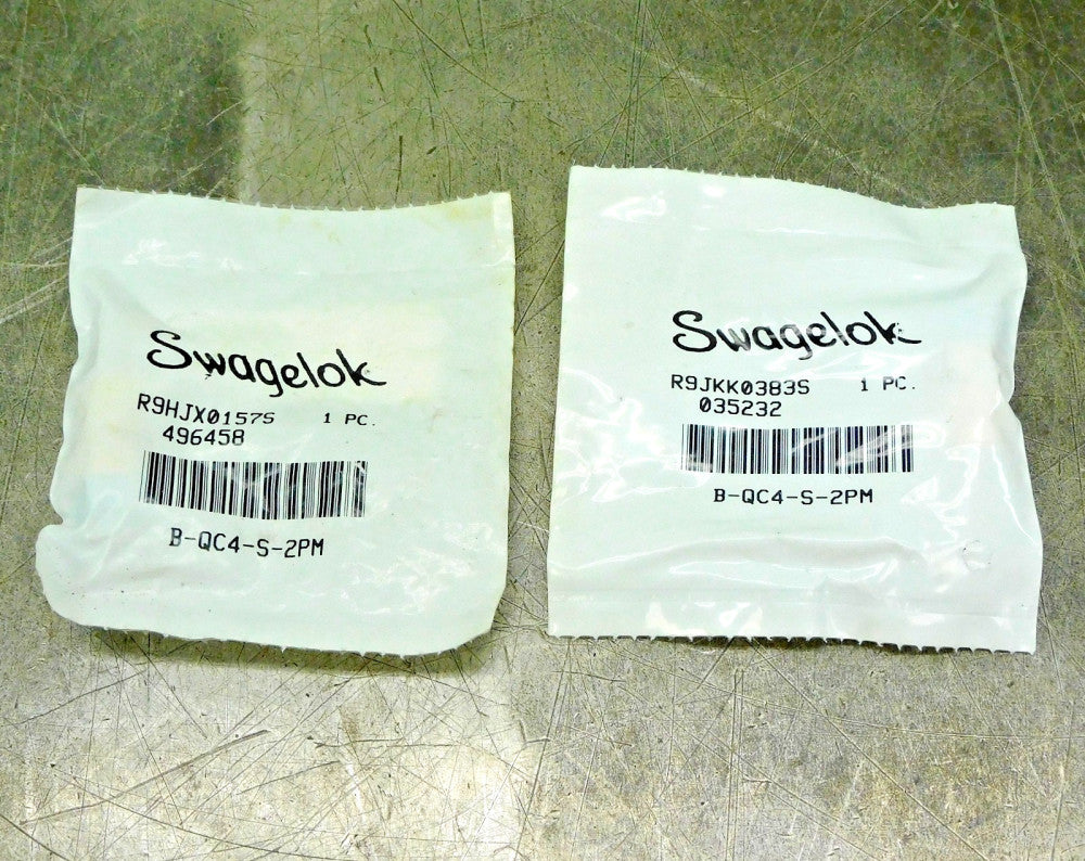 Swagelok B-QC4-S-2PM Brass Quick Connect Stem w/o Valve 1/8" NPT Lot of Two (2)