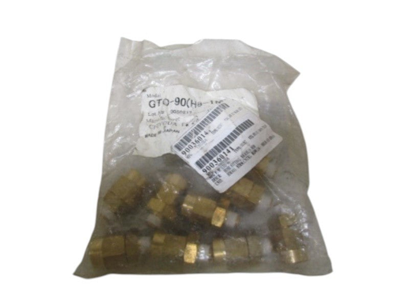 LOT OF 10 CHIYODA GTO-90 HOSE FITTING NSMP