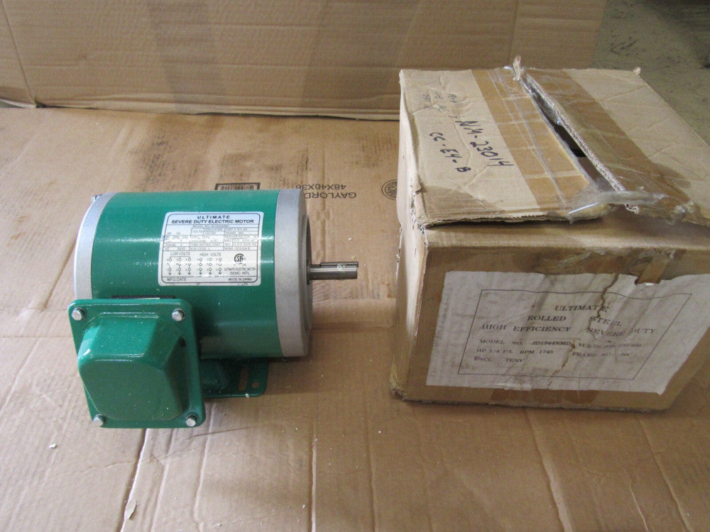 ULTIMATE JD1S44NMD AC MOTOR 56c 3ph 1/4HP 1745RPM 208-230/460V NEW IN BOX !!