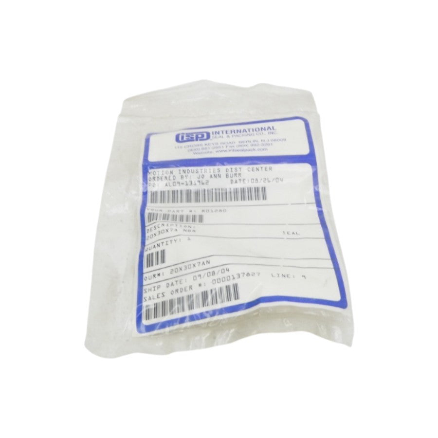 ISP R01280 20X30X7A-NBR NSMP