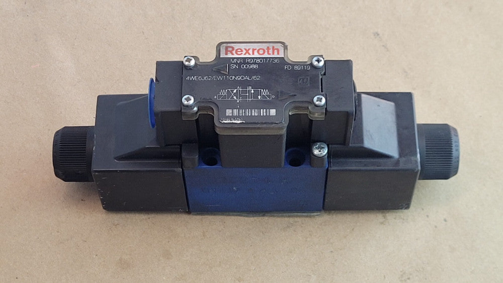 Rexroth R978017736 Hydraulic Valve 110/120VAC