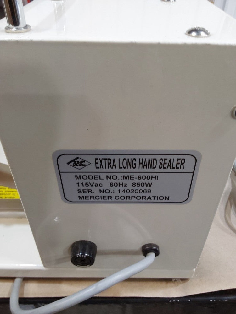 MERCIER ME-600HI 24" SEALER - EXTRA LONG LARGE HAND SEALER Uline