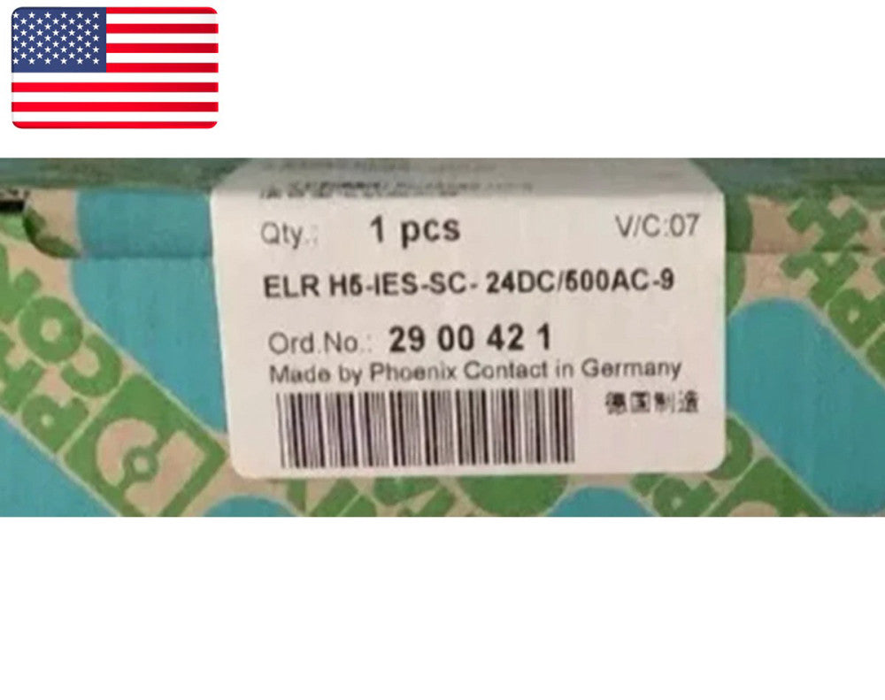NEW Phoenix Contact 2900421 ELR H5-IES-SC-24DC/500AC-9 Original Module - US