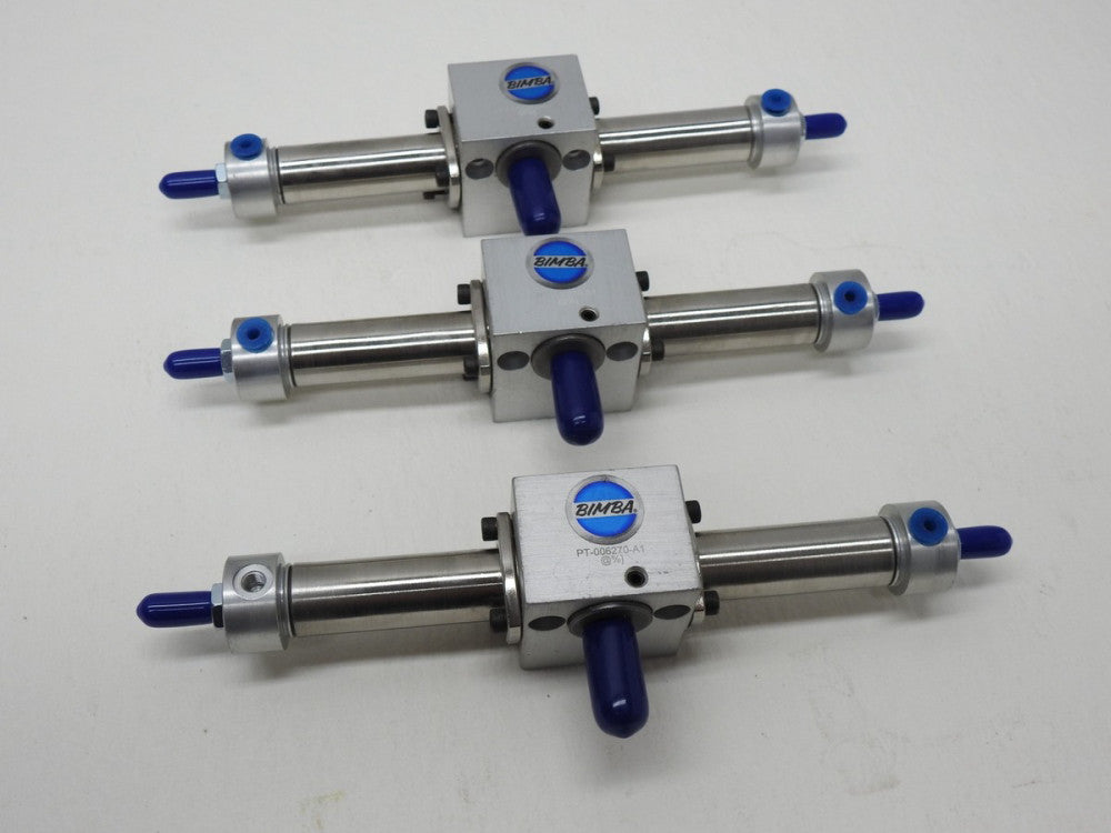 Lot of 3 - Bimba PT-006270-A1 Rotary Actuator  9/16in Single Rack NOB NEW