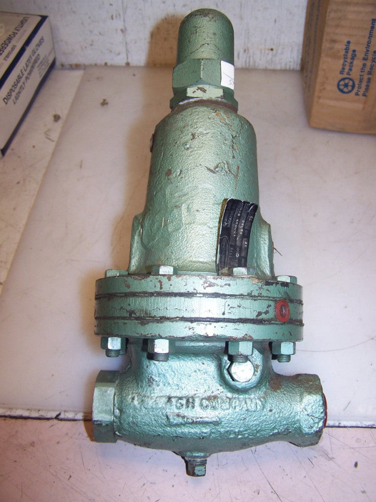 NEW CASHCO 1/2" NPT PRESSURE REGULATOR VALVE  TYPE 1000HP   25-75 PSI RANGE 