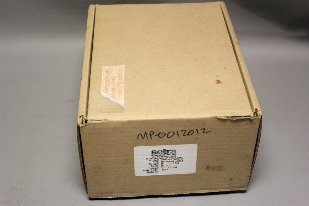 NEW SETRA S.S. SANITARY PRESSURE TRANSMITTER 2901010PGT81115TLR