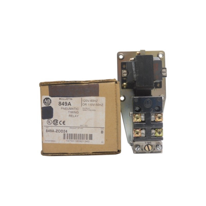 ALLEN BRADLEY 849A-ZOD24 SER. B 110/120V 60A (BR/WH) NSMP
