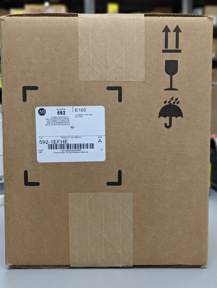 Allen Bradley 592-1EFHE 30-150A Overload Relay Size 4 New In Box USA
