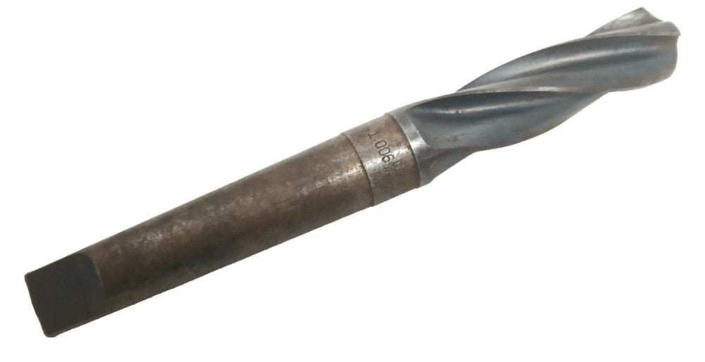 CLE-FORGE 1.006/1-1/16 CORE DRILL BIT TAPER SHANK MT3 4 FLUTE HS OAL 8-1/2"