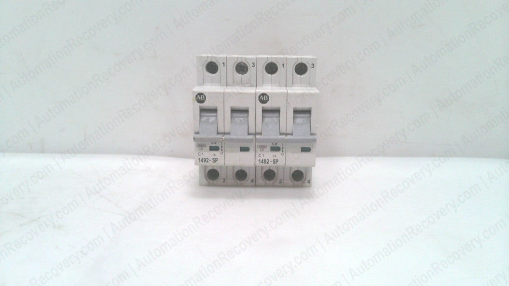 ALLEN BRADLEY 1492-SP2C010 SER C, PK OF 2, MINIATURE CIRCUIT BREAKER #342479