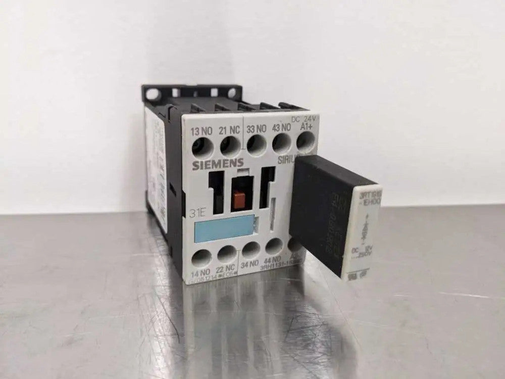 Siemens 3RH1131-1BB40 Contactor Relay with 3RT1916-1EH00 Surge Suppressor
