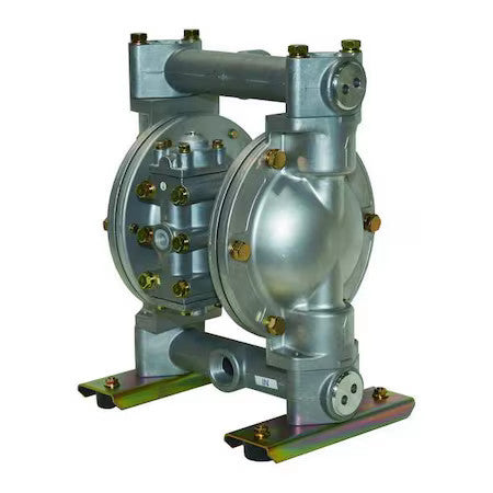 Dayton 6Py55 Double Diaphragm Pump, 316 Stainless Steel, Air Operated, Ptfe, 35
