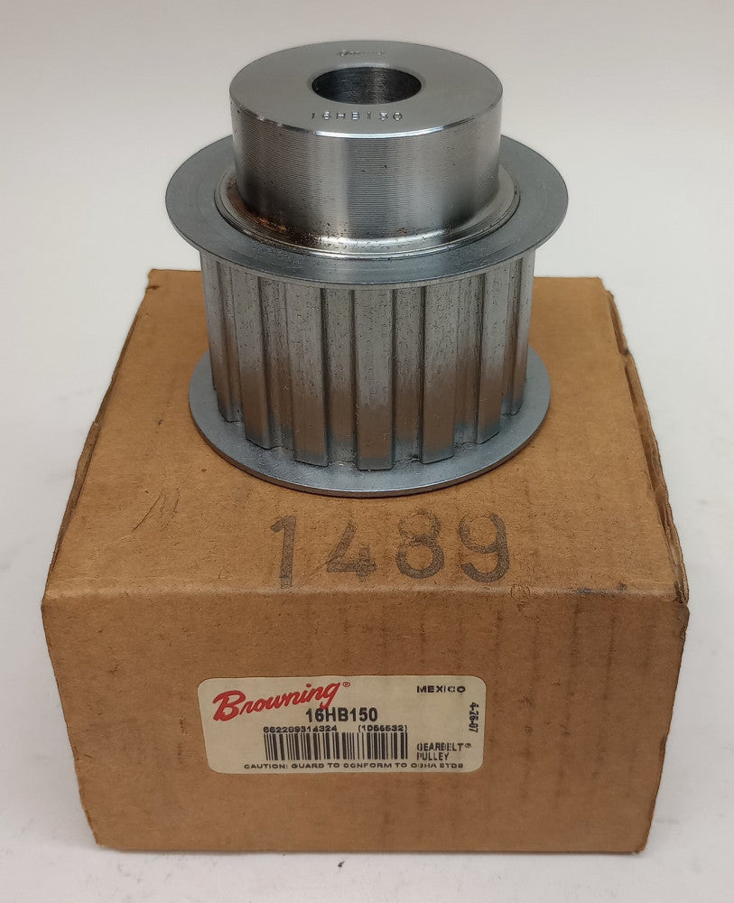 Browning 16HB150 Gearbelt Pulley 0.7500 X 2.492 X 1.5000in Belt Width 16T