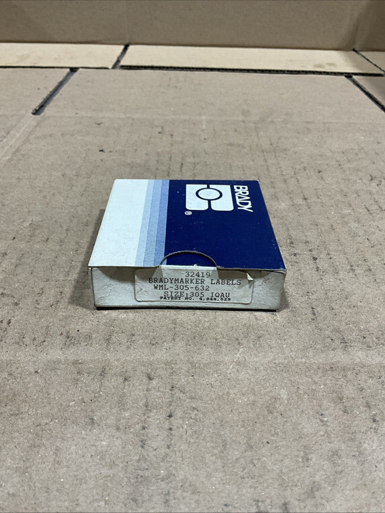 BRADY WML-305-632 Labels, NOS