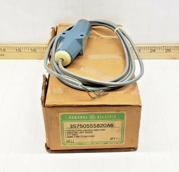 New GE Mod-U-Ray Photoelectric Sensor  3S7505SS820A6