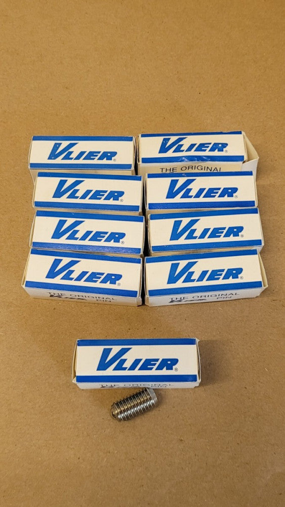 Lot Of 9 Vlier SBMH8 M8x1.25 Stainless Steel Ball Plungers