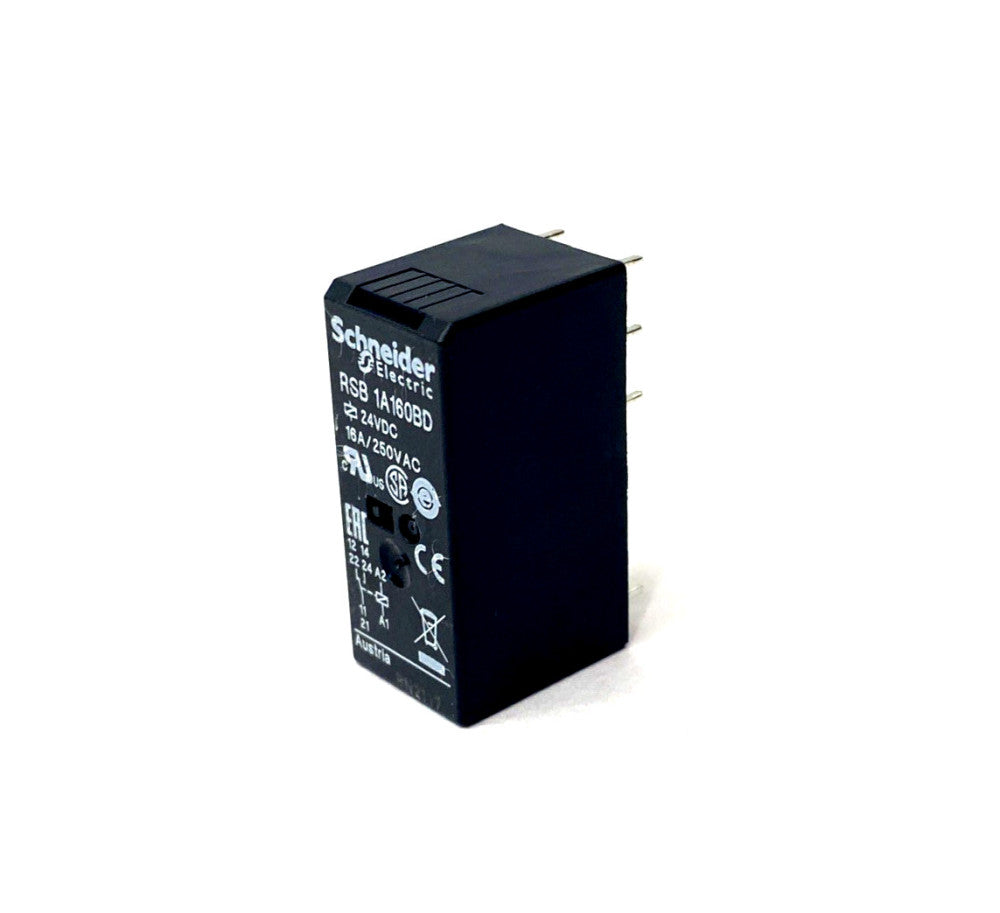 Schneider Electric RSB1A160BD Plug-In Relay 16A, 1CO, 24VDC 250VAC