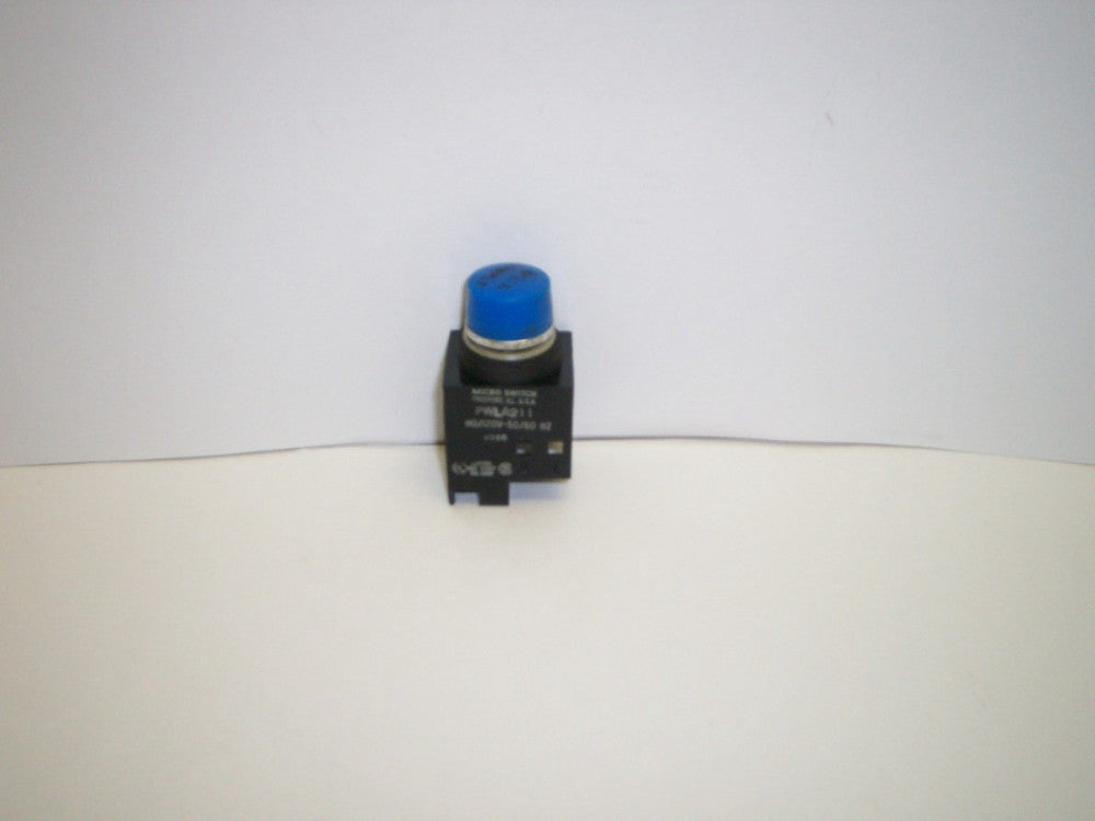 MICRO SWITCH PWLA211 PILOT INDICATING LIGHT 110/120V 50/60 HZ WITH BLUE LENS