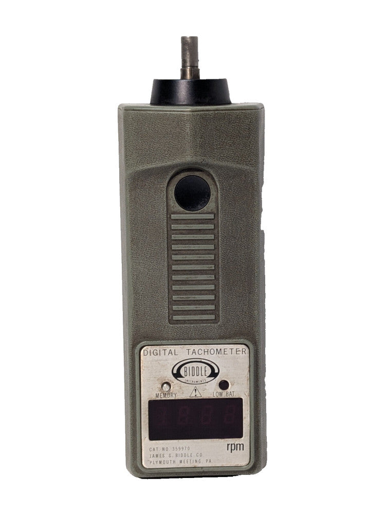 Biddle Instruments 359970 Battery Powered Digital Tachometer, Made in Japan