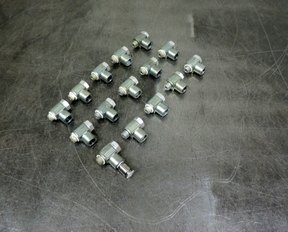Festo Valve 0.3-10 Bar Flow Control Lot of (15) Fithteen
