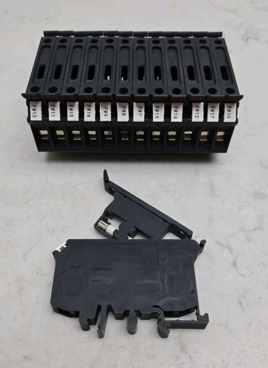 13 Pack Phoenix Contact UK6,3-HESI Fused Terminal Block 600V 25A Max 