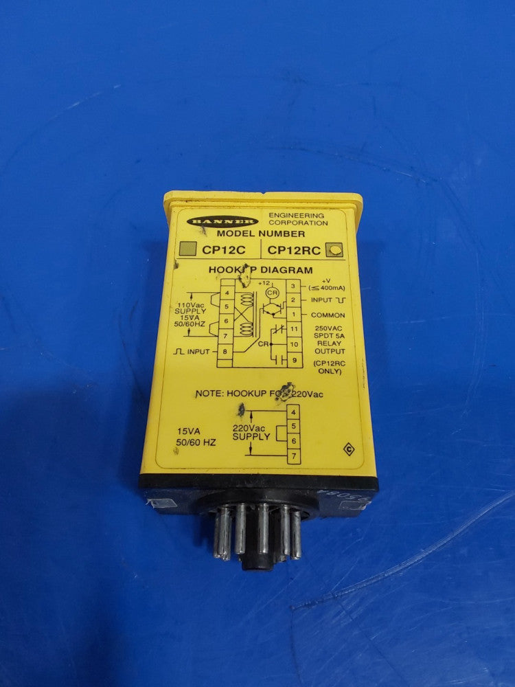 Banner, CP12RC, MAXI-AMP CP12 SERIES POWER SUPPLY