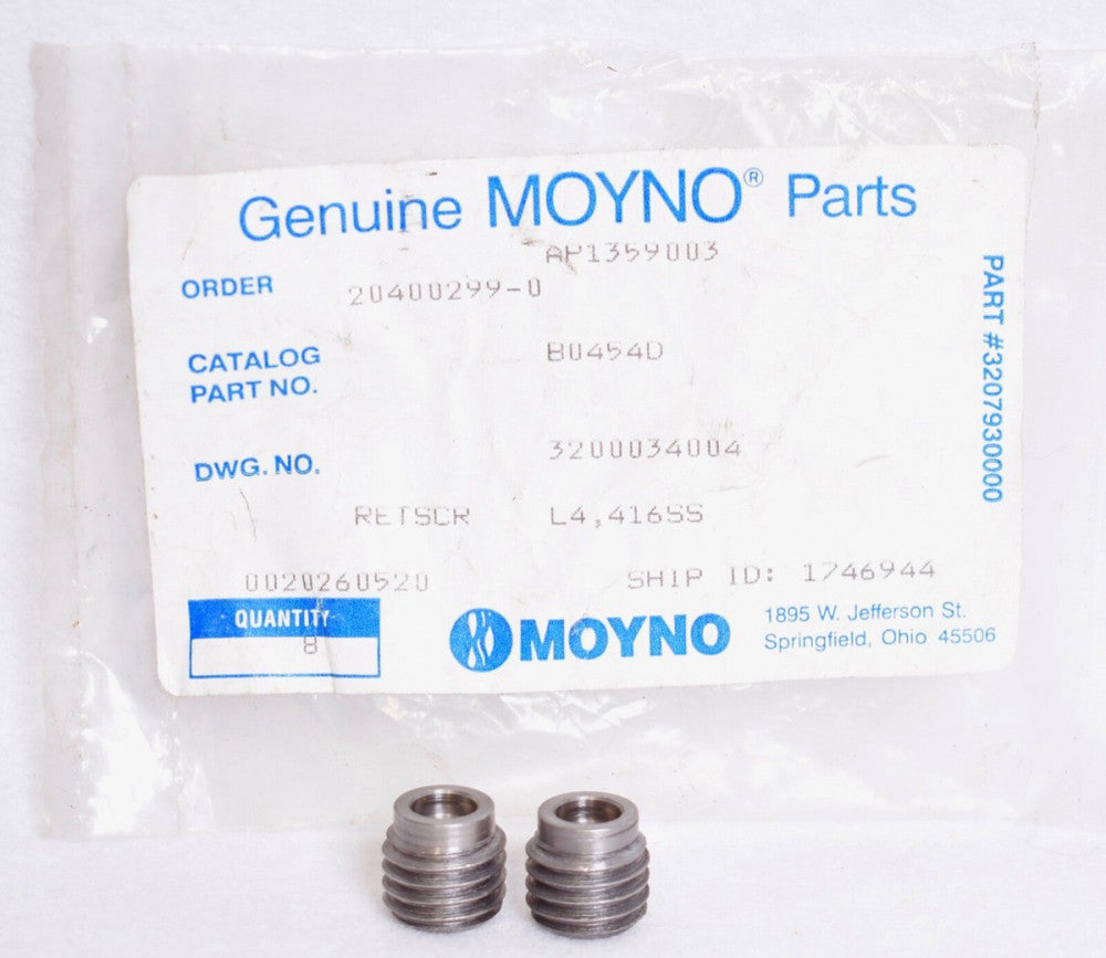 2 Count Moyno Retaining Screws for L & J Frame Pumps  B0454D AP1359003