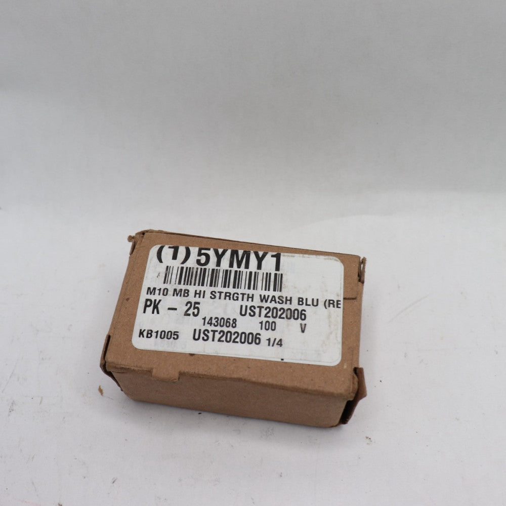 (25-Pk) Metric Blue Standard Flat Washer Alloy Steel Metric 20mm OD 1 5YMY1
