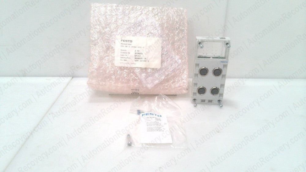 FESTO CPX-AB-4-M12X2-5POL-R, CONNECTION BLOCK, 541254, NEW #340160
